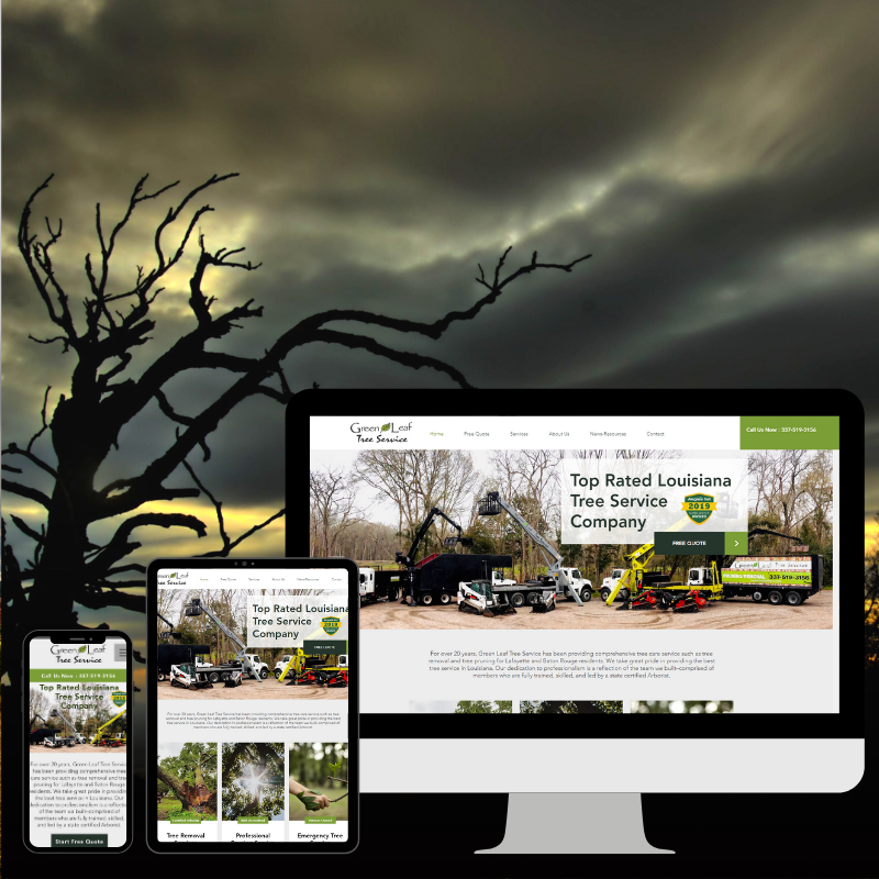Tree Service Website Design